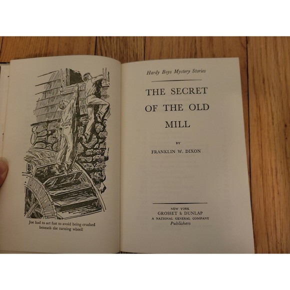 Hardy Boys #3 The Secret of the Old Mill 1962 Vtg blue spine - Picture 8 of 11